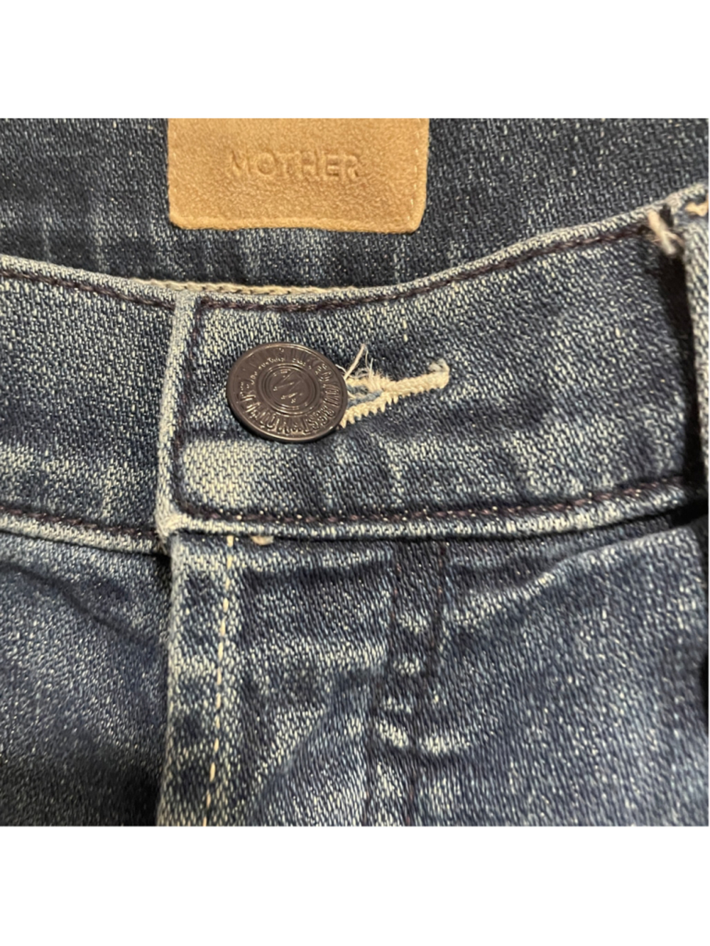 Women's Mother The Tomcat Straight Leg Jeans in Blue, Size 30 - Picture 2 of 7